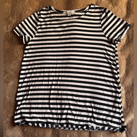 Green Envelope striped top size S - Picture 1 of 4